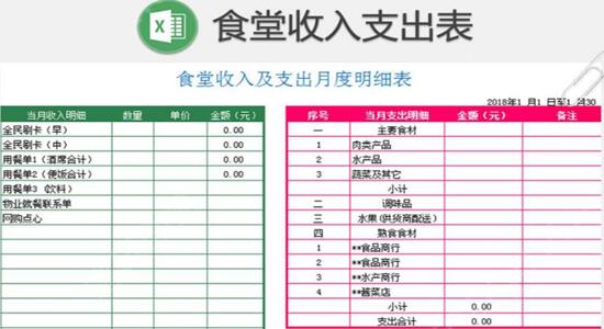 公司内部食堂财务管理制度及要求